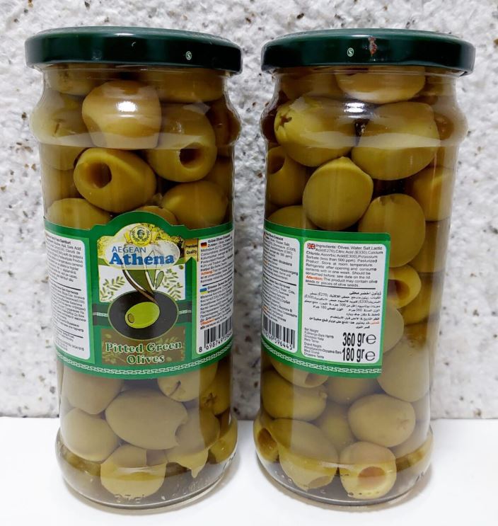 ATHENA зелені без кісточки 370/180гр